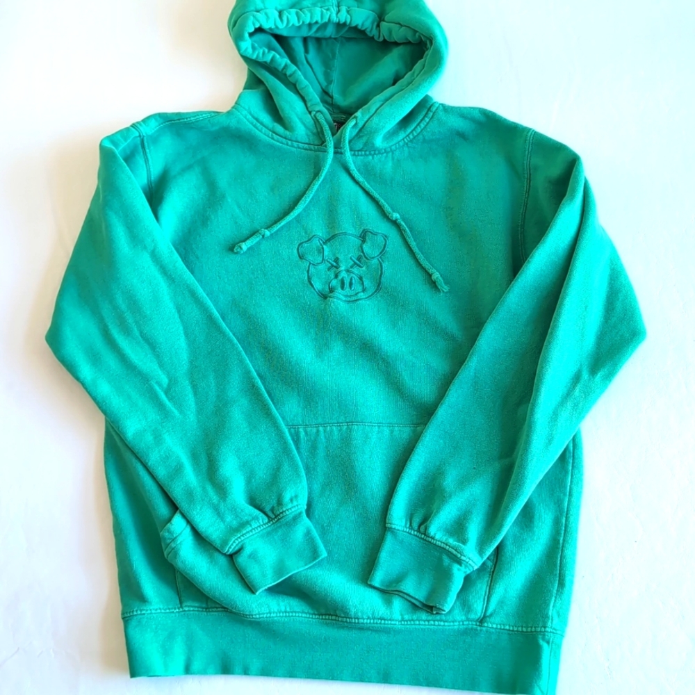 Shane Dawson Green Pig Hoodie Size Small